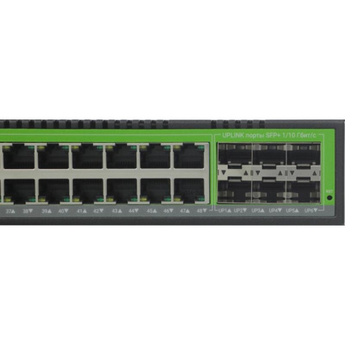 Коммутатор Digma DSW848G-6S+R (L3) 48x1Гбит/с 6SFP+ управляемый