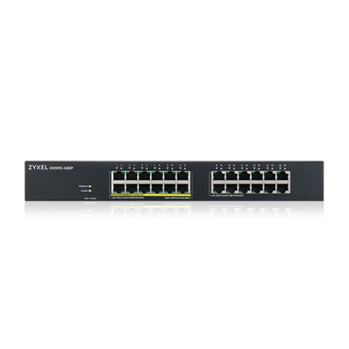 Коммутатор/ Zyxel NebulaFlex GS1915-24EP Hybrid Smart L2 PoE+ Switch, 19