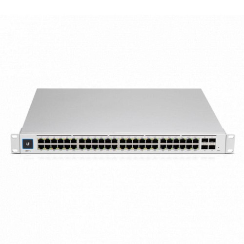 Коммутатор Ubiquiti UniFi Switch Pro 48 PoE  USW-Pro-48-POE  Ubiquiti PoE-коммутатор в стойку, 48х 1G RJ45, 4х 10G  USW-Pro-48-POE  SFP+, раздача 600 Вт (027656) {2}