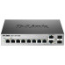 Коммутатор/ DGS-1100-10/ME Managed L2 Metro Ethernet Switch 8х1000Base-T, 2хCombo 1000Base-T/SFP, Surge 6KV, CLI