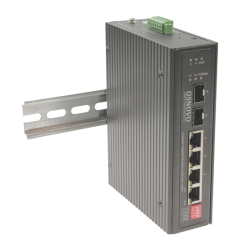 Коммутатор/ OSNOVO SW-80402-I Промышленный PoE коммутатор Gigabit Ethernet на 4GE PoE + 2 GE SFP порта. Порты: 1 xGE (10/100/1000Base-T) с PoE BT (до 90W) + 3xGE (10/100/1000Base-T) с PoE (до 30W) + 2xGE SFP (1000Base-X). Соответствует стандартам PoE IEEE