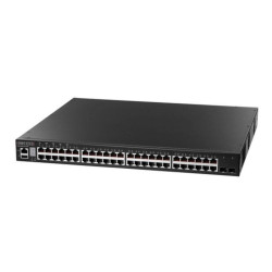 Коммутатор Edge-corE 48 x GE + 2 x 10G SFP+ ports + 1 x expansion slot (for dual 10G SFP+ ports) L3 Stackable Switch, w/ 1 x RJ45 console port, 1 x USB type A storage port, RPU connector, Stack up to 4 units,PoE Budget max. 780W Edge-corE ECS4620-52P