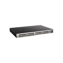 Коммутатор/ DGS-3130-54PS Managed L3 Stackable Switch 48x1000Base-T PoE, 2x10GBase-T, 4x10GBase-X SFP+, PoE Budget 370W (740W with DPS-700), Surge 6KV, CLI, 1000Base-T Management, RJ45 Console, USB, RPS, Dying Gasp