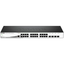 Коммутатор/ Managed L2 Metro Ethernet Switch 24x1000Base-T, 4x1000Base-X SFP, Surge 6KV, CLI, RJ45 Console