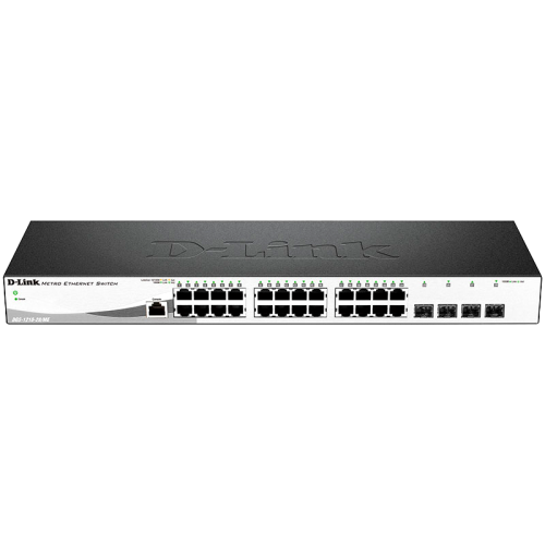 Коммутатор/ Managed L2 Metro Ethernet Switch 24x1000Base-T, 4x1000Base-X SFP, Surge 6KV, CLI, RJ45 Console