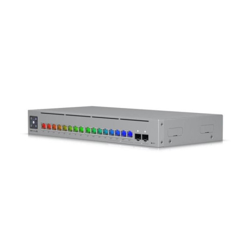 Коммутатор Ubiquiti UniFi Switch Pro Max 16 PoE PoE-коммутатор в стойку, 4х 2.5G RJ45, 12х 1G RJ45, 2х 10G SFP+, раздача 180 Вт