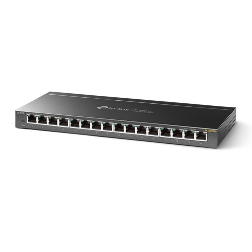 Коммутатор/ 16-Port Gigabit Easy Smart Switch, 16 Gigabit RJ45 Ports, Desktop Steel Case, MTU/Port/Tag-based VLAN, QoS, IGMP Snooping, Web/Utility Management