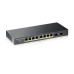 Коммутатор/ Smart L2 PoE+ Switch Zyxel GS1900-10HP, 8xGE PoE+, 2xSFP, Desktop, Silent, Budget PoE 77W