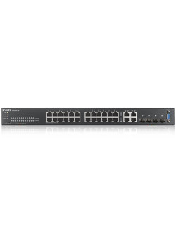 Коммутатор/ ZYXEL NebulaFlex Pro GS2220-28 Hybrid L2 Switch, rack 19 