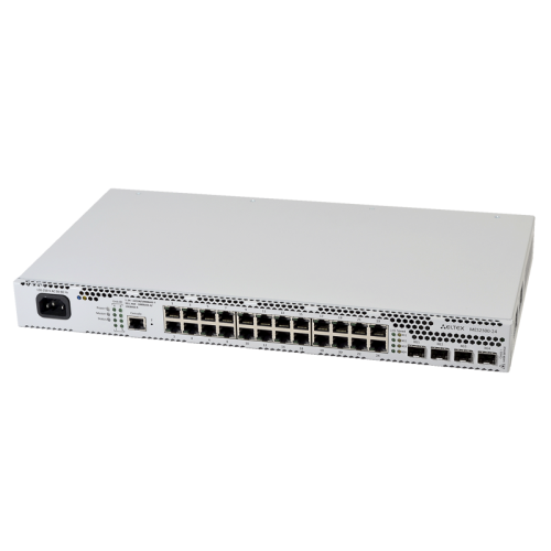 Ethernet-коммутатор MES2300-24 AC, 24 порта 10/100/1000BASE-T, 4 порта 10GBASE-R (SFP+)/1000BASE-X (SFP), L3, 100–240 В AC