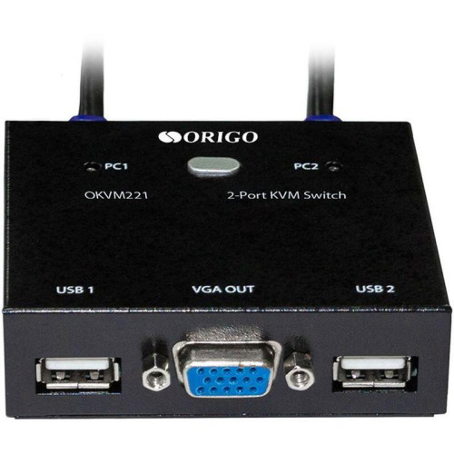2-портовый KVM-переключатель с портами VGA и USB