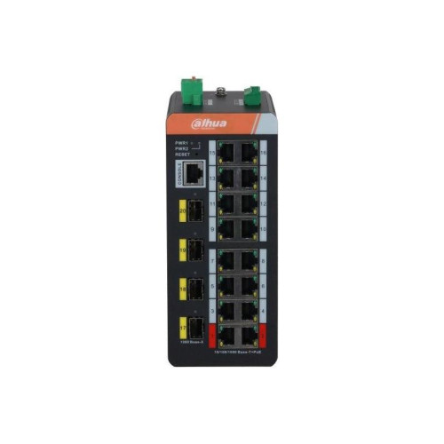 Коммутатор Dahua DH-IS4420-16GT-240 (L2) 20x1Гбит/с 3SFP 16PoE 240W управляемый