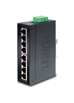 коммутатор/ PLANET IP30 Slim type 8-Port Industrial Gigabit Ethernet Switch (-40 to 75 degree C)