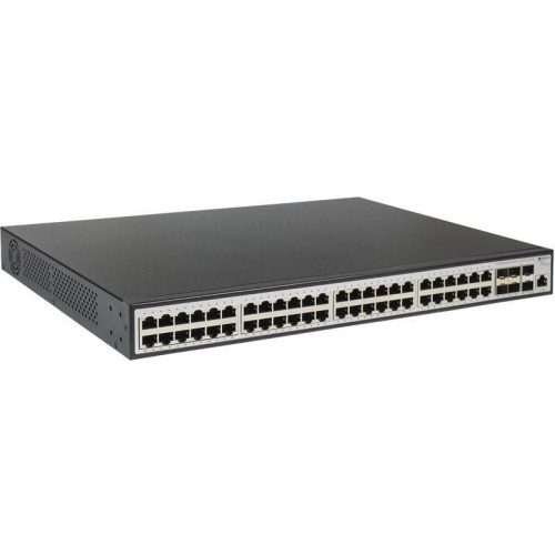 Коммутатор/ Managed L3 Switch 48x1000Base-T PoE, 6x10GBase-X SFP+, PoE Budget 880W, RJ45 Console, 19 Коммутатор/ Managed L3 Switch 48x1000Base-T PoE, 6x10GBase-X SFP+, PoE Budget 880W, RJ45 Console, 19