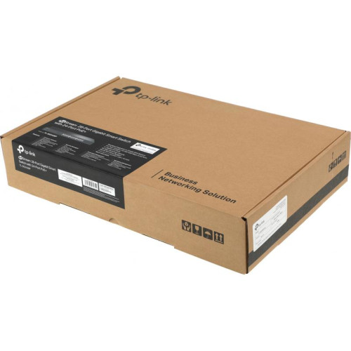 Коммутатор TP-Link SG2428P (L2+) 24x1Гбит/с 4SFP 24PoE+ 250W управляемый