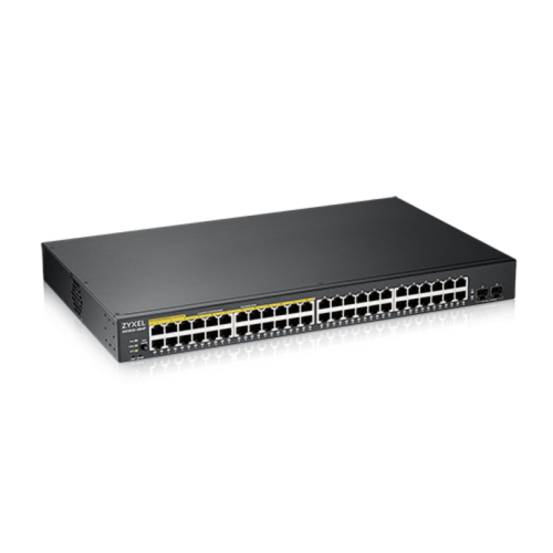 Kоммутатор/ Zyxel GS1900-48HPv2 Smart L2 PoE + switch, rack 19 Kоммутатор/ Zyxel GS1900-48HPv2 Smart L2 PoE + switch, rack 19