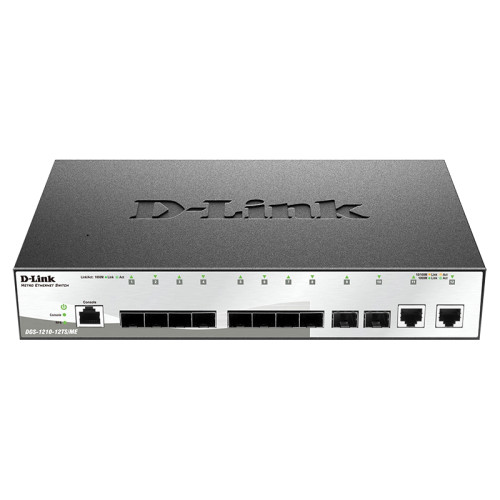 Коммутатор/ Managed Gigabit Switch with 10 Ports 1000Base SFP + 2 Ports 10/100/1000Base