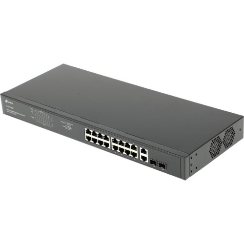 Коммутатор TP-Link TL-SG1218MP (L2) 18x1Гбит/с 2xКомбо(1000BASE-T/SFP) 16PoE+ 250W неуправляемый