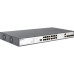 Коммутатор/ Managed L2 Switch 16x1000Base-T PoE, 2x1000Base-X SFP, 2xCombo 1000Base-T/SFP, PoE Budget 250W, RJ45 Console, 19