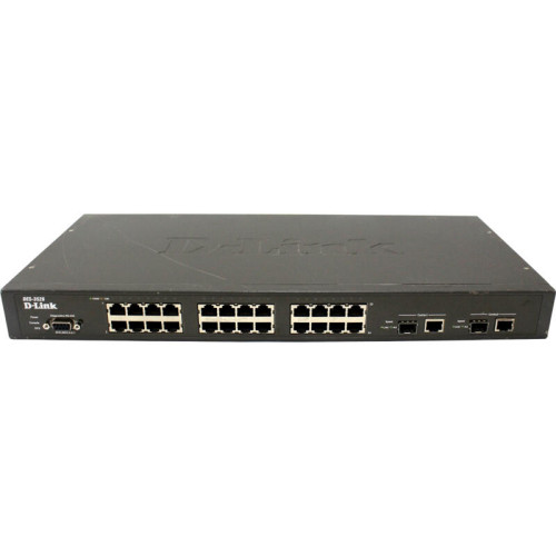 Коммутатор/ DES-3526_RFB/A22 Refurbished unit, E-Caps and fans are new, clean, fully tested, well-packed with Cable Diagnostics support, metal front panel, power cable and 19' rack mounts.Managed L2 Switch 24x100Base-TX, 2xCombo 1000Base-T/SFP, CLI, RS-23 Коммутатор/ DES-3526_RFB/A22 Refurbished unit, E-Caps and fans are new, clean, fully tested, well-packed with Cable Diagnostics support, metal front panel, power cable and 19' rack mounts.Managed L2 Switch 24x100Base-TX, 2xCombo 1000Base-T/SFP, CLI, RS-23