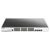 Коммутатор/ DGS-3000-28XMP/B Managed L2 Switch 24x1000Base-T PoE, 4x10GBase-X SFP+, PoE Budget 370W, Surge 6KV, CLI, RJ45 Console, RPS, Dying Gasp