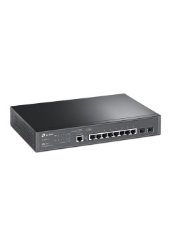 Сетевой коммутатор/ Jetstream 8-port gigabit L2+ managed switch with 2-gigabit uplink ports, 8 10/100/1000Mbps RJ-45 ports