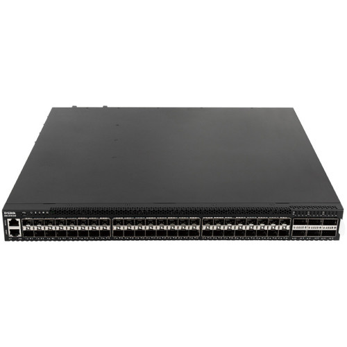 Коммутатор/ DXS-3610-54S/*SI Managed L3 Stackable Switch 48x10GBase-X SFP+, 6x100GBase-X QSFP28, CLI, 1000Base-T Management, RJ45 Console, micro-USB, Standard Image F/W