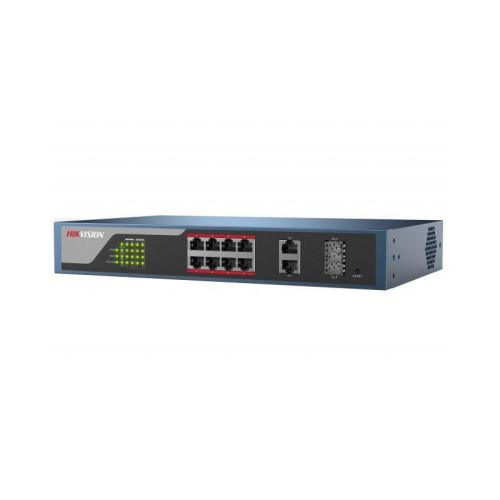 Коммутатор Hikvision DS-3E1310P-EI/M (L2) 8x100Мбит/с 2SFP 123W Коммутатор Hikvision DS-3E1310P-EI/M (L2) 8x100Мбит/с 2SFP 123W
