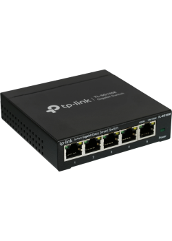 Коммутатор/ 5-Port Gigabit Desktop Easy Smart Switch, 5 10/100/1000Mbps RJ45 ports