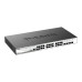 Коммутатор/ DGS-1210-28X/ME Managed L2 Metro Ethernet Switch 24x1000Base-T, 4x10GBase-X SFP+, Surge 6KV, CLI, RJ45 Console, RPS