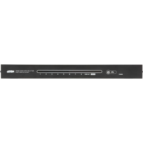 Переключатель, электрон., KVM+Audio+USB 2.0, 1 user USB+HDMI => 4 cpu USB+HDMI, соШнур. USB 4х1.8м., 480i/480p/720p/1080i/1080p/1920x1200 DVI, настол., исп.стандартШнуры, без OSD, некаскад/ 8 PORT HDMI OVER CAT5 SPLITTER