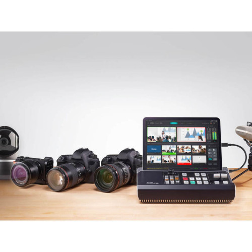StreamLIVE™ HD Многоканальный AV-микшер StreamLIVE ™ PRO 1x4K + 3x1080p HDMI IN / 2x6,5MIC/ StreamLIVE™ PRO Multi-Channel AV Mixer 1x4K+3x1080p HDMI IN/2x6.5MIC
