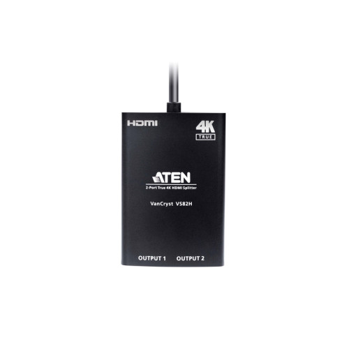 2-портовый True 4K HDMI разветвитель с масштабированием/ 2-Port True 4K HDMI Splitter with Scaler. Aten