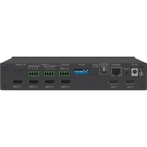 Матричный коммутатор 4х2 HDMI 4K/60 (4:4:4) с HDCP 1.4/2.2, HDR и EDID/ 4x2 4K HDR HDMI HDCP 2.2 Matrix Switcher Матричный коммутатор 4х2 HDMI 4K/60 (4:4:4) с HDCP 1.4/2.2, HDR и EDID/ 4x2 4K HDR HDMI HDCP 2.2 Matrix Switcher