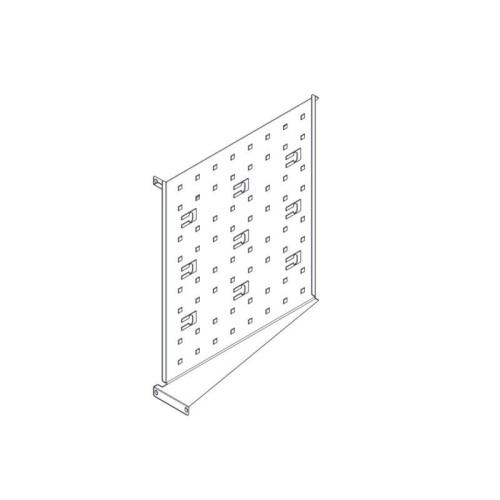 Фиксированная полка Systeme Electric, серия Uniprom, 2U, 450мм, до 15кг