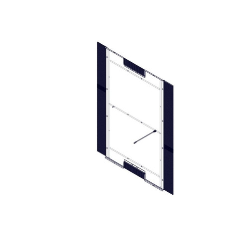 донная панель для шкафов с кабельными вводами, 800x1070мм