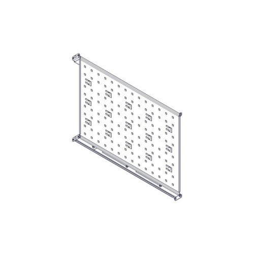 Fixed shelf Systeme Electric, Uniprom series, 1U, 650mm, 120kg