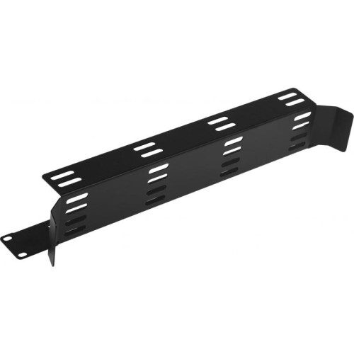 Кабельный органайзер горизонтальный ЦМО ГКО-Л-1-9005 односторонний пластиковый канал 2U шир.:19