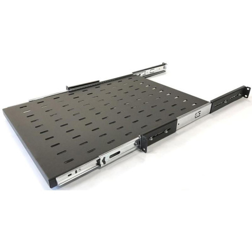 Полка выдвижная Hyperline TSS3-800-RAL9004 1U нагр.:20кг. 19