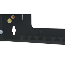 Кронштейн телекоммуникационный Cabeus NC-3U-BK настен. регул.глуб. 3U 19