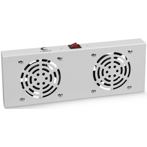 Модуль вентиляторный Cabeus (TRAY-FAN2) 2 вент. серый