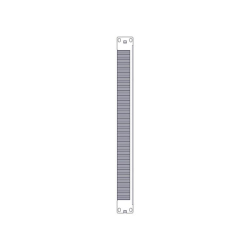 System Electric, серия Uniprom, 1U, 2шт, черный