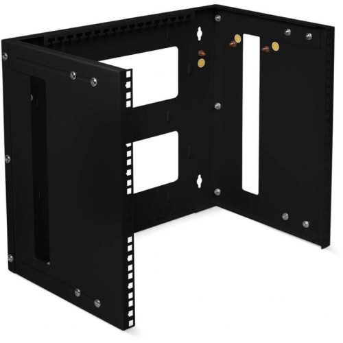 Кронштейн телекоммуникационный Cabeus NC-9U-BK настен. регул.глуб. 9U 19