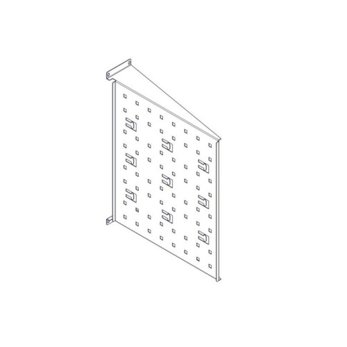 Фиксированная полка Systeme Electric, серия Uniprom, 2U, 450мм, до 15кг