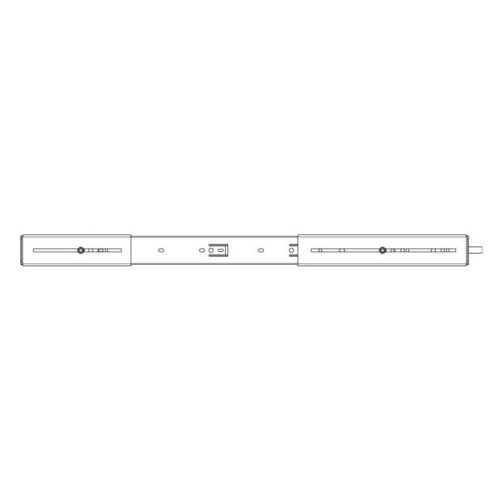 Выдвижная полка Systeme Electric, серия Uniprom, 1U, 650мм, до 45кг