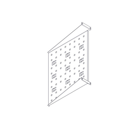 Фиксированная полка Systeme Electric, серия Uniprom, 2U, 450мм, до 15кг