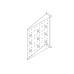 Фиксированная полка Systeme Electric, серия Uniprom, 2U, 450мм, до 15кг