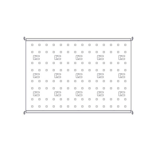 Fixed shelf Systeme Electric, Uniprom series, 1U, 650mm, 120kg