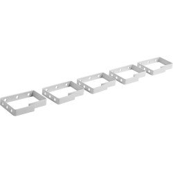 Кабельный органайзер горизонтальный ЦМО СБ-5 односторонний кольца 1.5U шир.:0.63