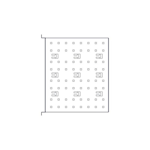 Фиксированная полка Systeme Electric, серия Uniprom, 2U, 450мм, до 15кг